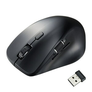 �T�����T�v���C�bSANWA SUPPLY �}�E�X (Chrome/Mac/Windows11�Ή�) �u���b�N MA-WBS524BK [BlueLED /����(���C�����X) /5�{�^�� /USB]