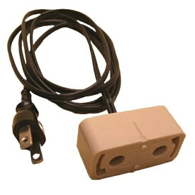 栄興電器｜eikoh lighting コンセント変換コード 2m 黒 PEEX-1-B