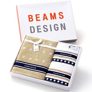 【エントリーで最大全額ポイント還元|11/5迄】 タオル美術館|Towel Art Museum BEAMS DESIGN(ビームス デザイン)NEW STAR GIFT(ウォッシュタオル1枚・フェイスタオル1枚・バスタオル1枚)