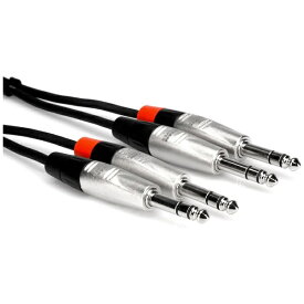 HOSA｜ホサ 3m ステレオフォンオスX2-ステレオフォンオスX2 デュアルバランスケーブル HSS-010X2
