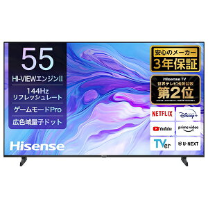 HisensebnCZX ter 55U7N [55V^ /BluetoothΉ /4KΉ /BSECS 4K`[i[ /YouTubeΉ]