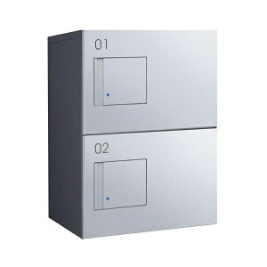 ダイケン|DAIKEN 集合住宅向け宅配ボックス 防滴仕様 プッシュ錠タイプ TBX-F1SS-GM4031 【メーカー直送・代金引換不可・時間指定・返品不可】