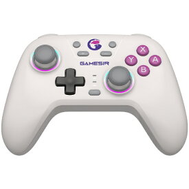 GameSir｜ゲームサー ホールエフェクトセンサー搭載コントローラー WindowsPC/Switch/Android/iOS対応 GameSir Nova Retro White【Switch/PC】