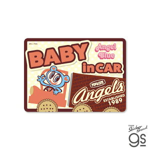 �[�l�����X�e�b�J�[�bGENERAL STICKER �ԗp�X�e�b�J�[�@�G���W�F���u���[�@BABY IN CAR BABY NAR-019