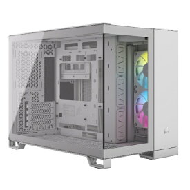 【エントリーで最大全額ポイント還元｜7/18迄】 CORSAIR｜コルセア PCケース [Micro ATX /Mini-ITX] iCUE LINK 2500X RGB ホワイト CC-9011268-WW