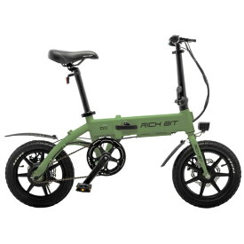 RICHBIT｜リッチビット 電動アシスト自転車 RICHBIT CITY ASSIST レンジャーグリーン RICHCAGREEN [14インチ]【キャンセル・返品不可】 【代金引換配送不可】