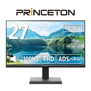 PRINCETON�b�v�����X�g�� PC���j�^�[ �u���b�N PTF-B271W-BK [27�^ /�t��HD(1920×1080) /���C�h /100Hz]