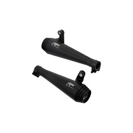 モートーン｜MOTONE CUSTOMS スリップオンマフラー SATURN V Thruxton/R/RS (16-24) Speed Twin 1200 (19-24) ブラック MTE162