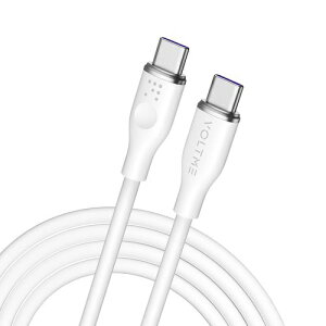VOLTME�b�{���g�~�[ ���X�V���[�Y�iE�}�[�J�[�j�V���R�� �[�d�P�[�u���@USB-C��USB-C�@100W �� 1.8m�@C2145