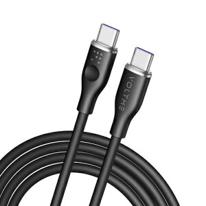 VOLTME�b�{���g�~�[ ���X�V���[�Y�iE�}�[�J�[�j�V���R�� �[�d�P�[�u���@USB-C��USB-C�@100W �� 1.8m�@C2146