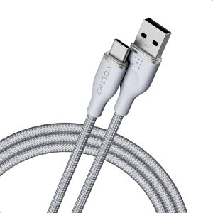 VOLTME�b�{���g�~�[ ���O�V���[�Y�i�C�����f�ށ@�[�d�P�[�u���@USB-A��USB-C 60W �O���[ 1m�@C2153 [USB-A �� USB-C]