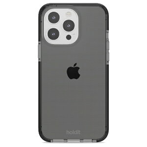 HOLDIT�b�z�[���f�B�b�g iPhone 15 Pro Max�i6.7�C���`�j �ϏՌ��N���A�P�[�X �u���b�N Seethru