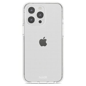 HOLDIT�b�z�[���f�B�b�g iPhone 15 Pro Max�i6.7�C���`�j �ϏՌ��N���A�P�[�X �z���C�g Seethru