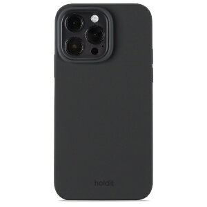 HOLDIT�b�z�[���f�B�b�g iPhone 15 Pro Max�i6.7�C���`�j �\�t�g�^�b�`�V���R�[���P�[�X �u���b�N