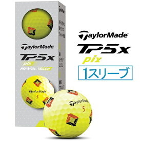 テーラーメイドゴルフ｜Taylor Made Golf ゴルフボール TP5x Pix Yellow Pix [3球（1スリーブ）]