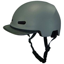 パール金属｜PEARL METAL 通学用ヘルメット Cabeza カベサ バイザー付ソフト(Lサイズ：頭囲54〜60cm未満) マットグレー Y-6494【返品不可】