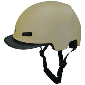 パール金属｜PEARL METAL 通学用ヘルメット Cabeza カベサ バイザー付ソフト(Lサイズ：頭囲54〜60cm未満) マットベージュ Y-6496【返品不可】