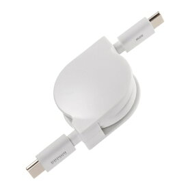 サンワサプライ｜SANWA SUPPLY USB-C ⇔ USB-Cケーブル [充電 /転送 /リール〜0.8m /USB Power Delivery /60W /USB2.0] ホワイト KU-CCP60M08W