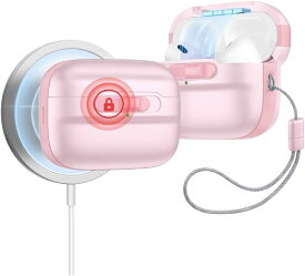 イーエスアール｜ESR AirPods Pro (2023/2022/2019)専用 Magsafe対応スライド式イヤホンケース Pink PULSEMAGNETICCASE