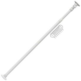 積水樹脂｜Sekisui Jushi カーテンレール カーテンリング付き 突っ張りポール 77〜130cm ホワイト CPS