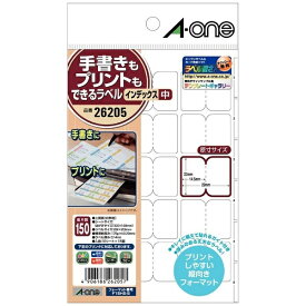 A-one｜エーワン メディアラベル マット 中 手書きもプリントもできるラベル 26205 [はがき /10シート /15面 /マット]