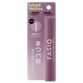 KOSE｜コーセー FASIO（ファシオ）まつパ級フィルムマスカラ（ロング＆ボリューム）6g 01 ブラック