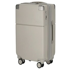 TAKEOKIKUCHI｜タケオキクチ スーツケース フレームタイプ［旅行日数目安： 1~3泊 37L ホールロック エキスパンダブル機能］ グレージュ TK-SSC001-GRE [TSAロック搭載]