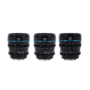SIRUI�b�V���C �V�l�}�����Y T1.2 APS-C/S35 3�{�Z�b�g R/�u���b�N �u���b�N MS-3SRB-JP [�L���m��RF /�P�œ_�����Y]