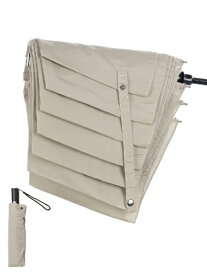 KIZAWA｜キザワ 8本骨形状安定自動開閉傘 親骨65cm ベージュ A65XT-083UI-beige [雨傘 /65cm]