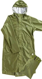 アサヒサイクル｜Asahi Cycle リュックイン・レインコート オリーブ 43314 [ユニセックス /Lサイズ：適応身長170〜180]