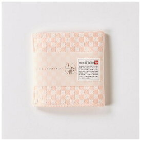 楠橋紋織｜KUSUBASHI MONORI しゅす織り ハンカチタオル 25cm×25cm ピンク 1-61157-86-P