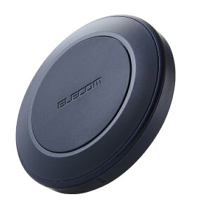 ELECOMbGR CX[d Qi F 12W / 10W / 7.5W / 5W  }[d u [d y iPhone Galaxy Android X}z AirPods Pro eΉ z lCr[ W-QA26NV