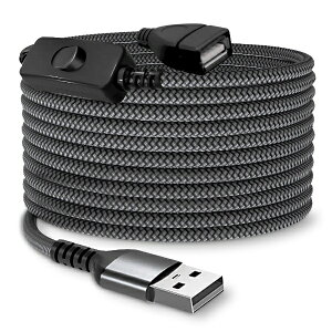 ���{�g���X�g�e�N�m���W�[�bJTT �d���X�C�b�`�P�[�u�� [USB-A �I�X�����X USB-A /�[�d /10m] �u���b�N USBEXC-100