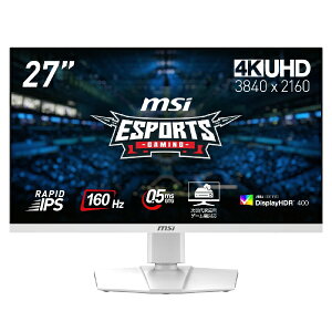 MSIbGGXAC USB-CΉ Q[~Oj^[ zCg MAG 274URFW [27^ /4K(3840×2160j /Ch /160Hz]