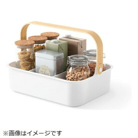 UMBRA｜アンブラ ベルウッドスタッカブルビン35x26cmホワイト/ナチュラル UMBRA