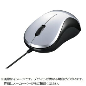 BUFFALO｜バッファロー バッファロー　有線　BlueLED光学式マウス　静音／3ボタン　シルバー