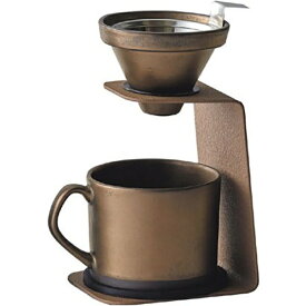 前畑｜maebata ブリューコーヒー 一人用ドリッパー マグカップ セット 約320ml ゴールド
