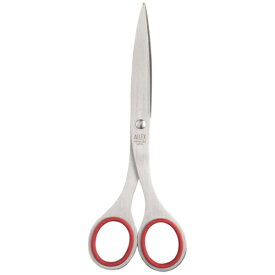 林刃物｜HAYASHI CUTLERY ALLEX　事務用はさみ（中）　S−165　レッド