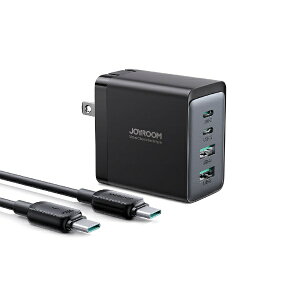 JOYROOMbWC[ ACA_v^[ TCG02 USB-CP[utPDΉ4|[gACA_v^[ TCG02 [USB Power DeliveryΉ /4|[g /GaN(KE) ̗p]