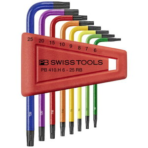 PB�X�C�X�c�[���Y�ЁbPB SWISS TOOLS PB�X�C�X�c�[���Y�@410H�^6�|25RB�@L�^�w�b�N�X���[�u�����`8�{�Z�b�g�i���C���{�[�j�i�p�b�N�i�V�j