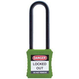 IFAM｜イファム イファム　ロックアウト用南京錠　ナイロン製シャックル（ツル長）　緑