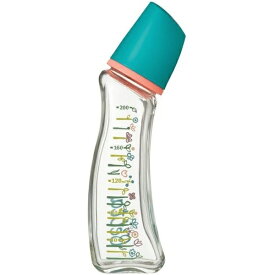 【エントリーで最大全額ポイント還元｜7/18迄】 ズーム・ティー｜Zoom.T ドクターベッタ哺乳びん ブレイン GF5-200mL（フラワー）（耐熱ガラス）