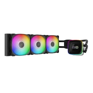 GEOMETRIC FUTURE CPUN[[ 120mmt@x3 [LGA2011(v3)/115x/1700EAM3(+)/AM4/AM5/TR4] Eskimo igloo NEON 36 ubN GF-ES-IG-NEON-360-BK
