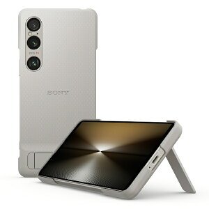 SONY�b�\�j�[ Xperia 1 VI Style Cover with Stand Platinum Gray �\�j�[ �O���[ XQZ-CBEC/HJPCX