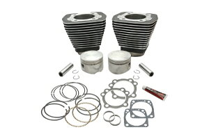 �G�X�A���h�G�X�T�C�N���bS&S Cycle Inc 89�C���`�{�A�V�����_�[���s�X�g��KIT W.BLK EVO 84-99 91-7711