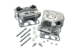エスアンドエスサイクル|S&S Cycle Inc Super Stock 89cc Cylinder Head Kit シルバー粉体塗装 BT99-05 106-4270