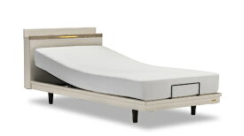FRANCEBED｜フランスベッド 【電動フレーム】ポメロ02CN キャビネットタイプ 高さ3段階調節レッグ [2モーター](シングルサイズ/ホワイト) フランスベッド [シングルサイズ]【キャンセル・返品不可】 【代金引換配送不可】