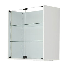 充英アート｜Jueiart 連結式 コレクションラック ユニール 幅83×奥行39 上部連結ユニット　※単体使用不可 JAJAN ホワイト SCR-8339HW