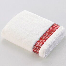 タオル美術館｜Towel Art Museum 伊予ひめ 晴（はれ）フェイスタオル（約34×80cm） レッド