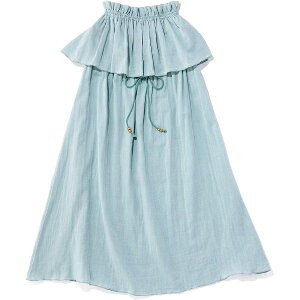 【エントリーで最大全額ポイント還元|11/5迄】 タオル美術館|Towel Art Museum cococi beauty シャルロット ガーゼラッフルバスドレス Mサイズ グリーン